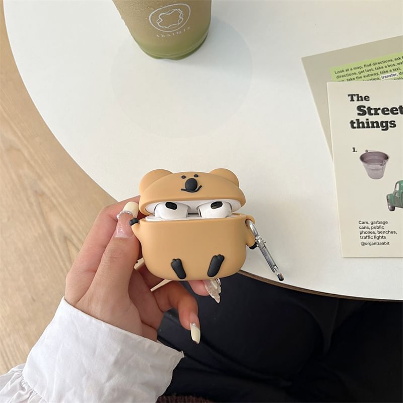 Bear with Clip AirPods / Pro Earphone Case Skin