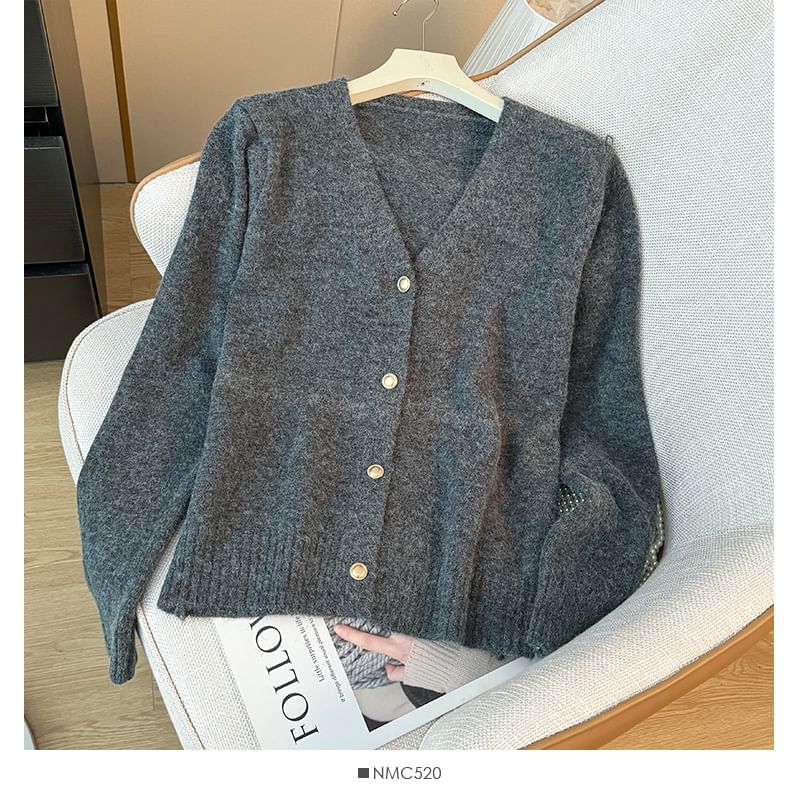 Soft V-Neck Loose Knit Sweater in 8 Colors