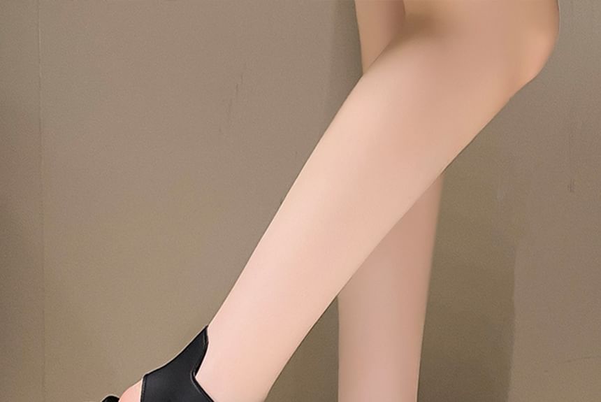 Lace-Up Platform Sandals
