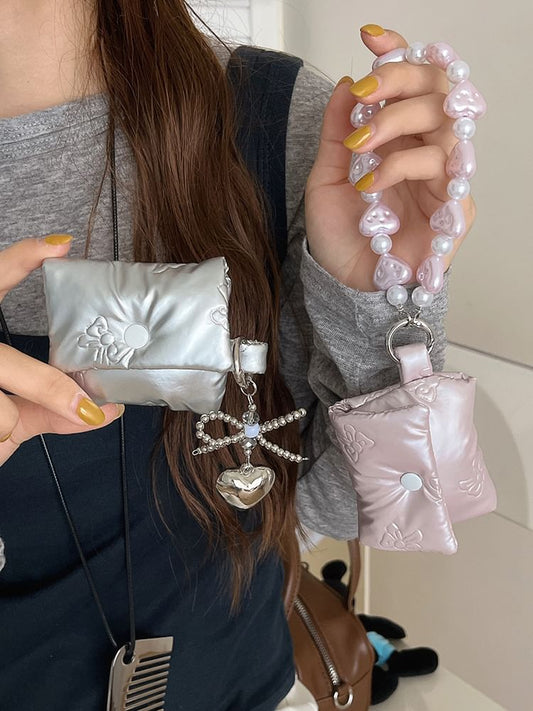 Padded AirPods / Pro Earphone Case Skin / Charm / Strap / Set