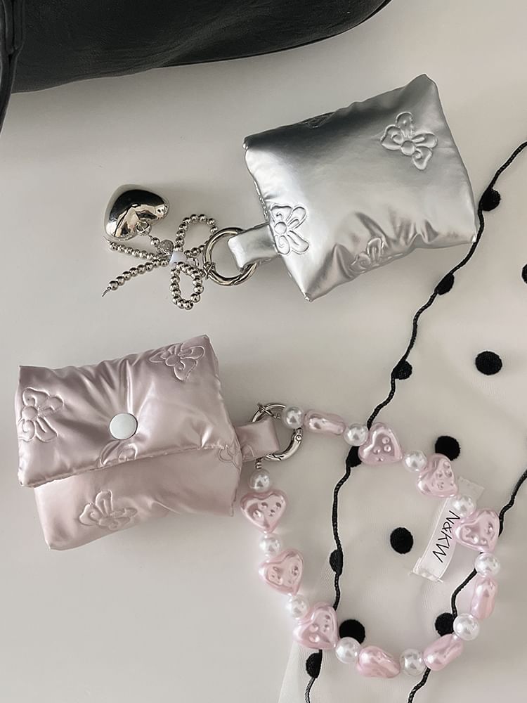 Padded AirPods / Pro Earphone Case Skin / Charm / Strap / Set