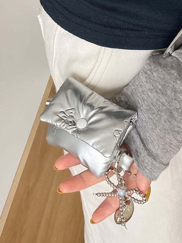 Padded AirPods / Pro Earphone Case Skin / Charm / Strap / Set