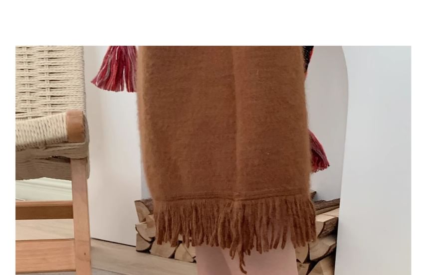 Fleece-Lined Platform Slide Sandals