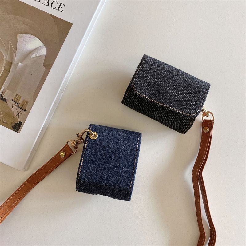 Denim Strap AirPods / Pro Earphone Case Skin