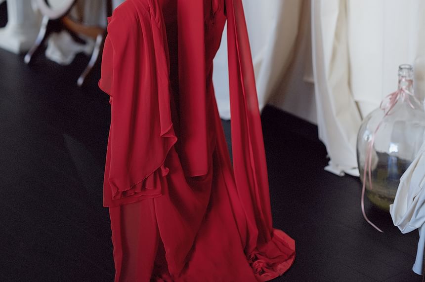 Strapless Ruched Sheath Evening Gown
