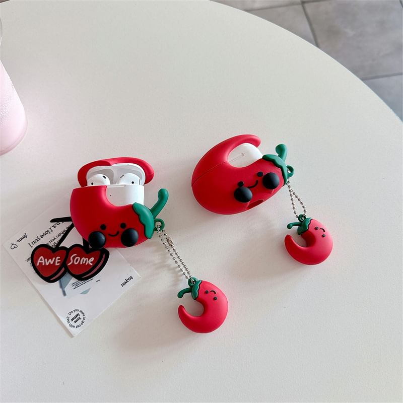 Chili AirPods / Pro Earphone Case Skin / Charm / Set