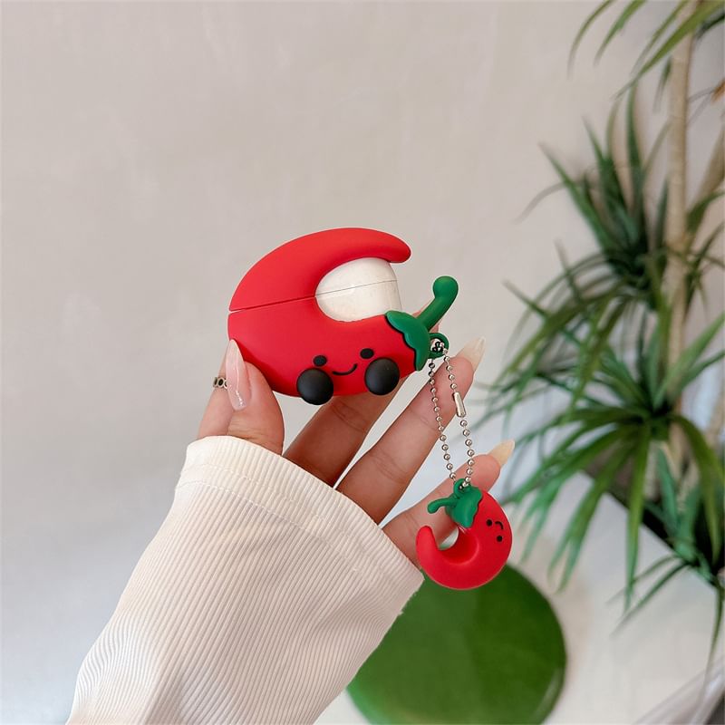 Chili AirPods / Pro Earphone Case Skin / Charm / Set