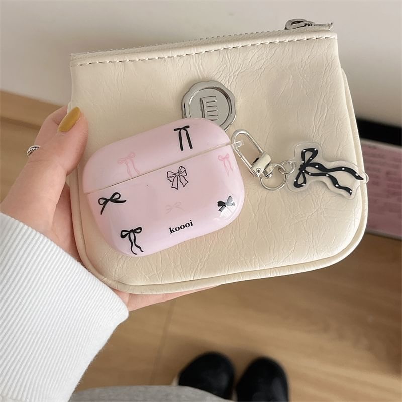 Bow AirPods / Pro Earphone Case Skin / Charm / Set