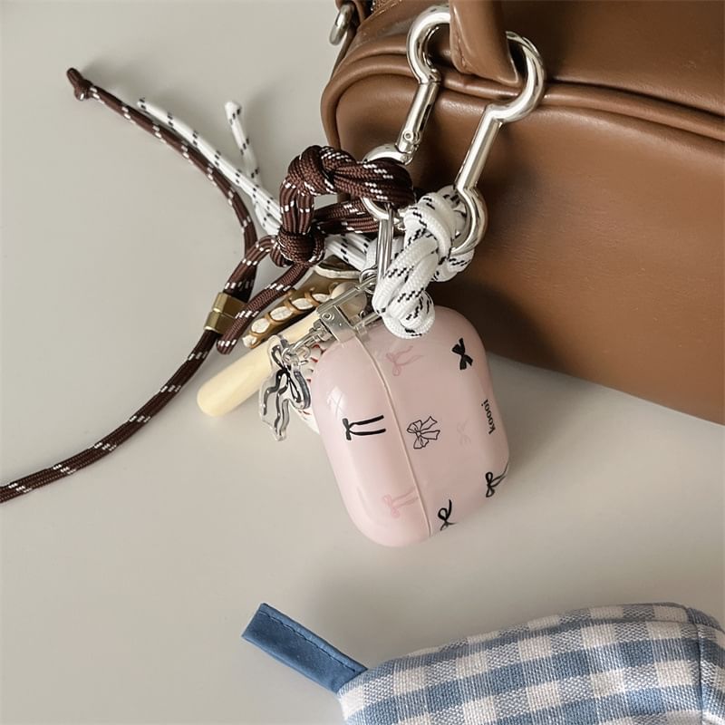 Bow AirPods / Pro Earphone Case Skin / Charm / Set