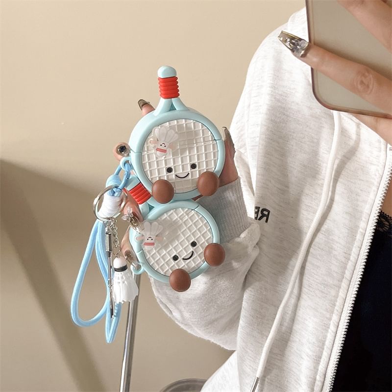 Badminton AirPods / Pro Earphone Case Skin / Charm / Set