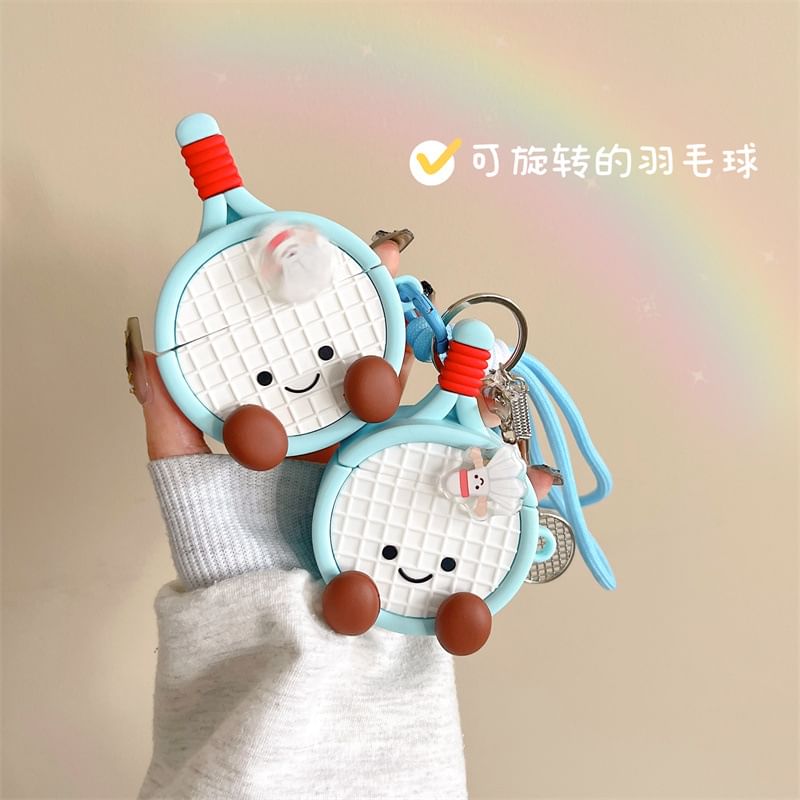 Badminton AirPods / Pro Earphone Case Skin / Charm / Set