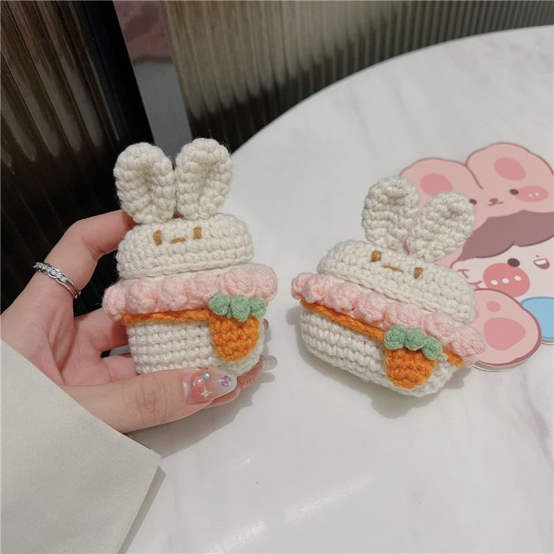 Rabbit Knit AirPods / Pro Earphone Case Skin
