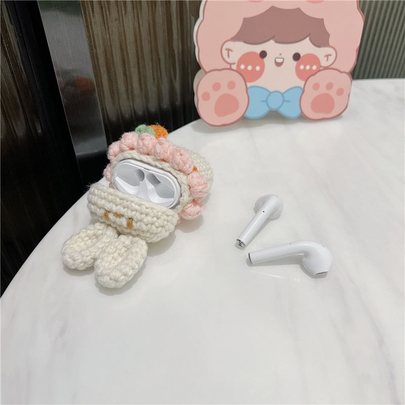 Rabbit Knit AirPods / Pro Earphone Case Skin