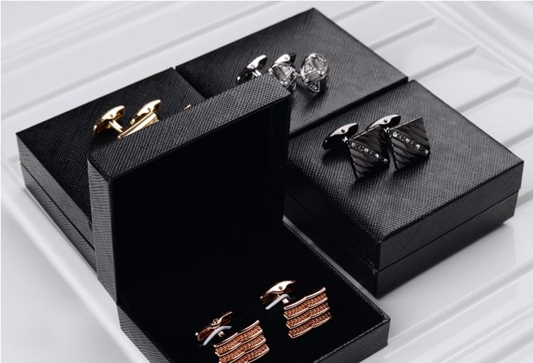 Embellished Alloy Cufflinks - Various Designs