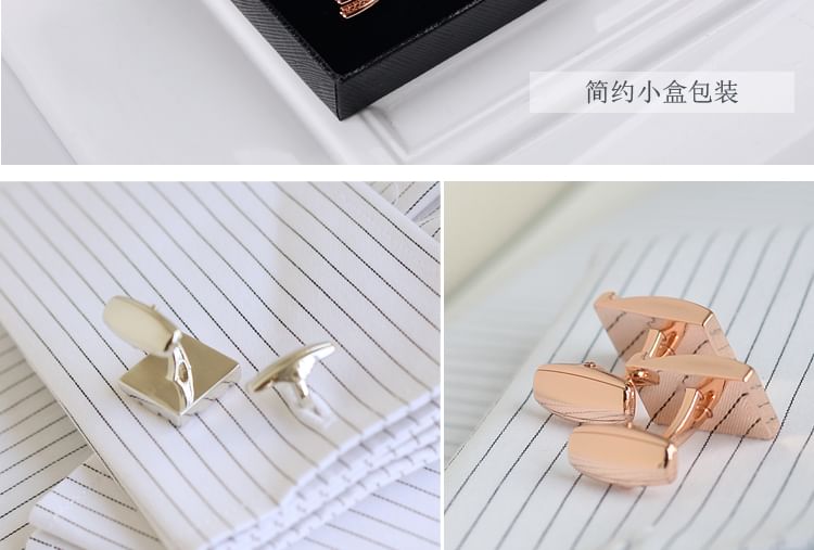 Embellished Alloy Cufflinks - Various Designs