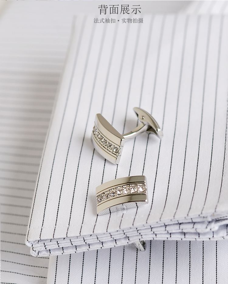 Embellished Alloy Cufflinks - Various Designs