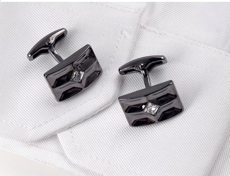 Embellished Alloy Cufflinks - Various Designs