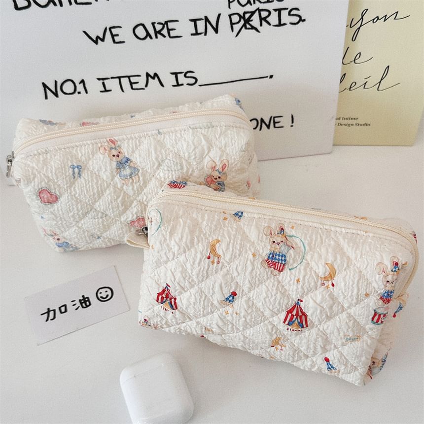 Print Fabric Makeup Bag / Pencil Case (Various Designs)