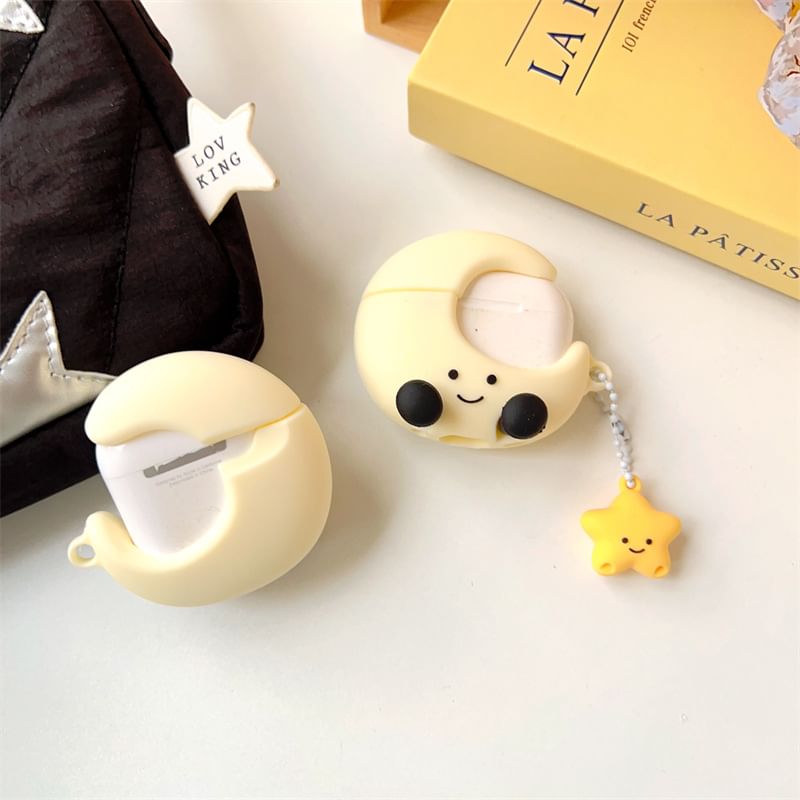 Moon Star Charm AirPods / Pro Earphone Case Skin