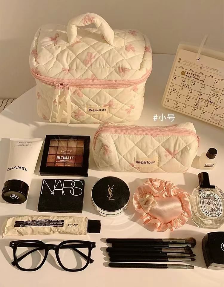 Bow Makeup Bag (Various Designs) / Set
