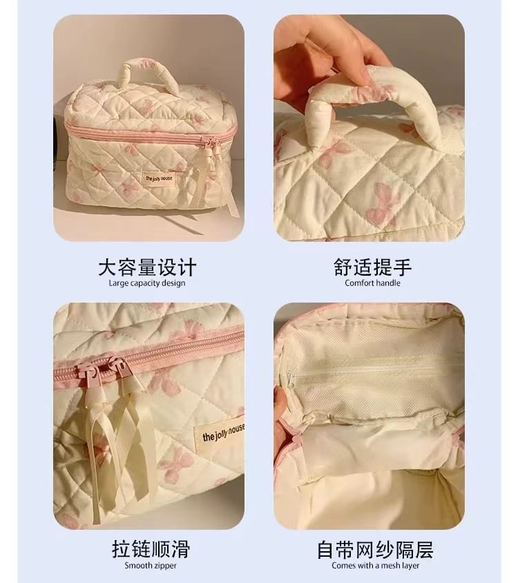 Bow Makeup Bag (Various Designs) / Set