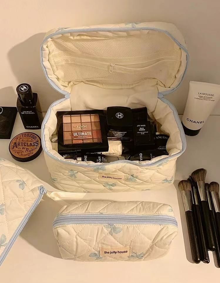 Bow Makeup Bag (Various Designs) / Set