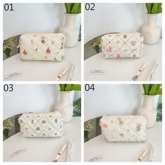 Print Fabric Makeup Bag / Pencil Case (Various Designs)