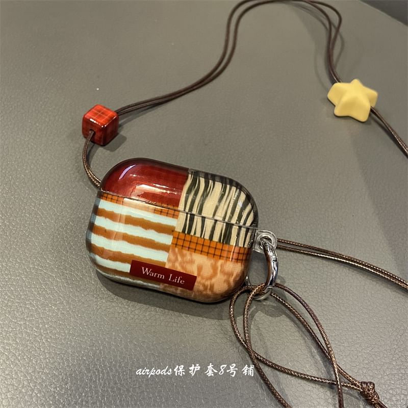 Panel AirPods / Pro Earphone Case Skin / Lanyard / Set