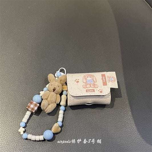 Rabbit AirPods / Pro Earphone Case Skin / Strap / Set