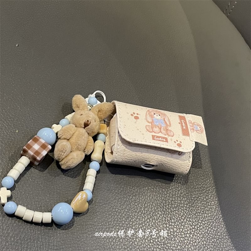 Rabbit AirPods / Pro Earphone Case Skin / Strap / Set