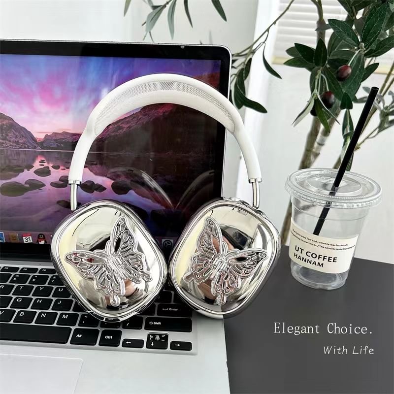 Butterfly Mirrored AirPods Max Earphone Case Skin