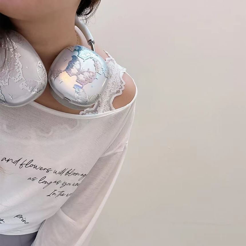 Butterfly Holographic Transparent AirPods / Pro Earphone Case Skin