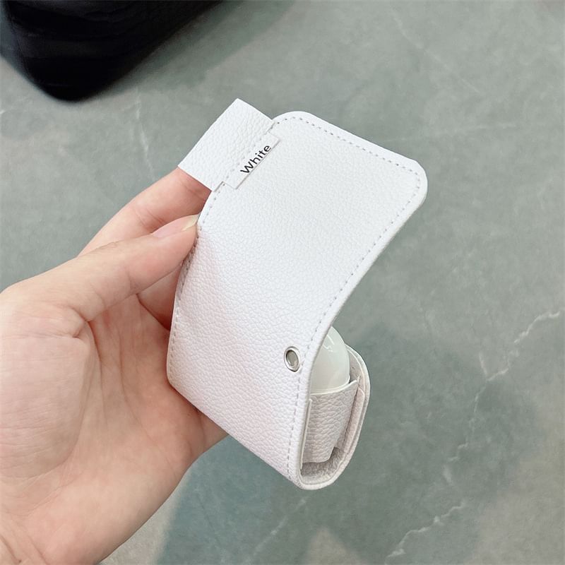 Plain Faux Leather AirPods / Pro Earphone Case Skin