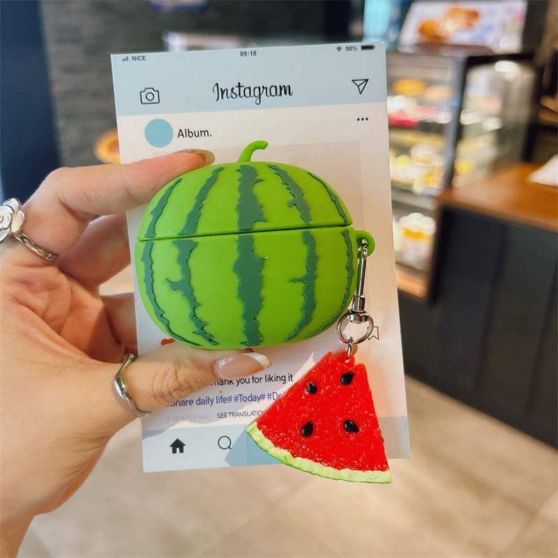 Watermelon AirPods / Pro Earphone Case Skin / Charm / Set