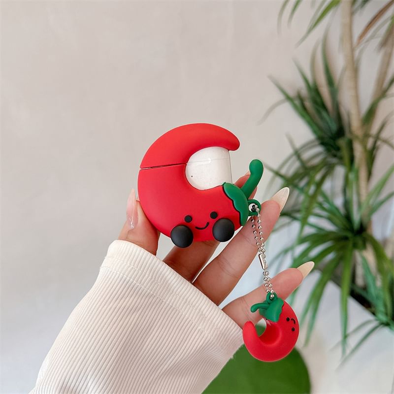 Chili AirPods / Pro Earphone Case Skin / Charm / Set