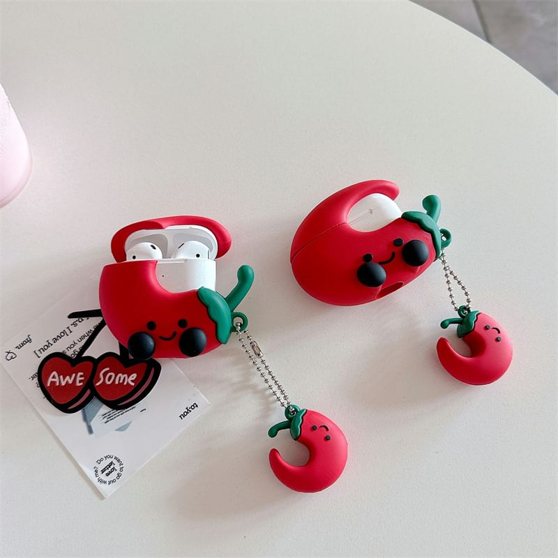 Chili AirPods / Pro Earphone Case Skin / Charm / Set