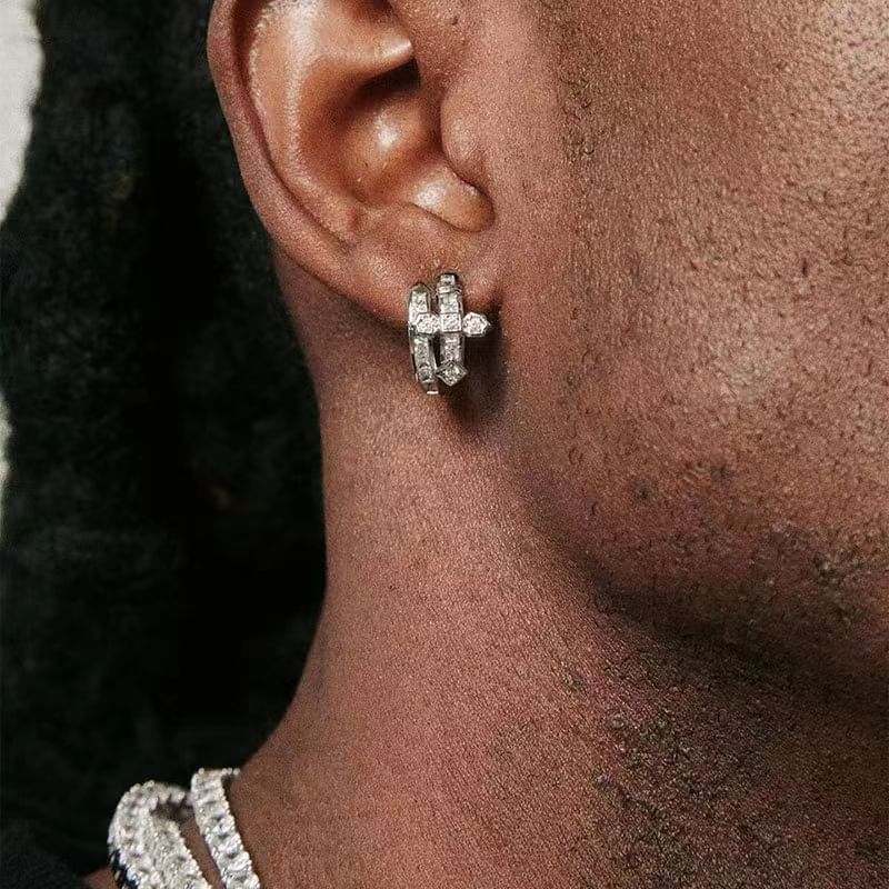 CZ Huggie Earring