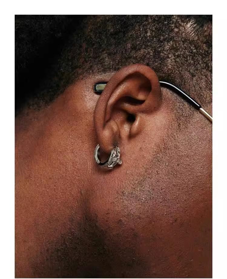 CZ Huggie Earring