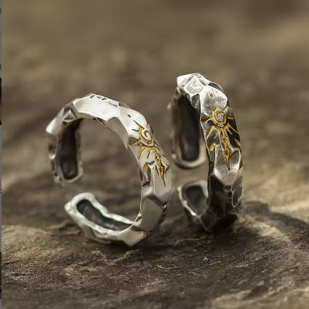 Engraved Thick Ring