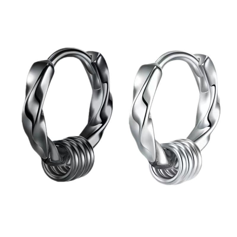 Metallic Hoop Earring