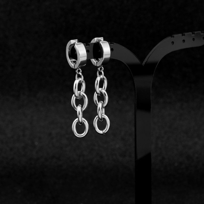 Chain Dangle Earring Stainless Steel