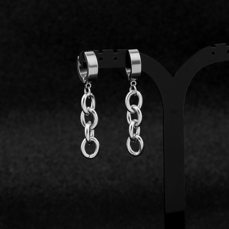Chain Dangle Earring Stainless Steel