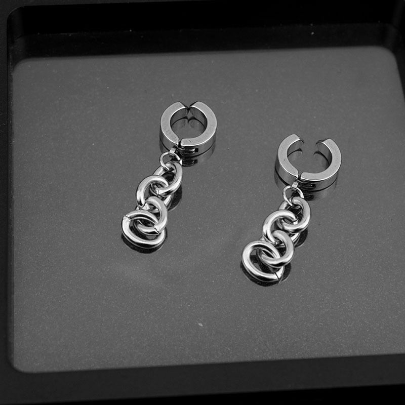 Chain Dangle Earring Stainless Steel