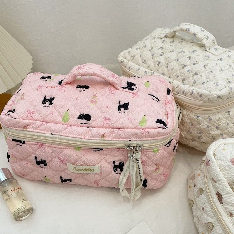 Print Fabric Makeup Bag (Various Designs)