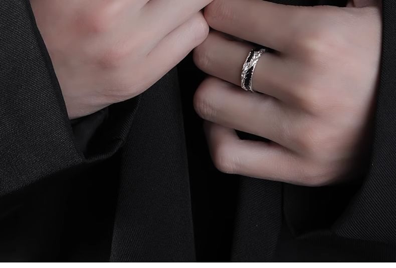 Textured Open Ring S925 Sterling Silver Various