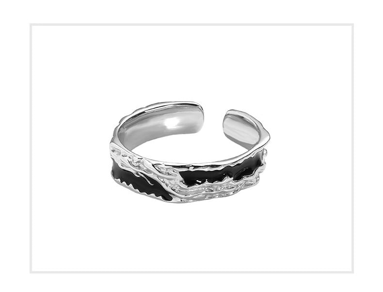 Textured Open Ring S925 Sterling Silver Various