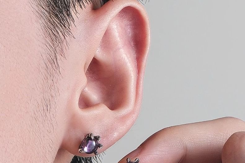 Claw Stud Earring S925 Sterling Silver Set