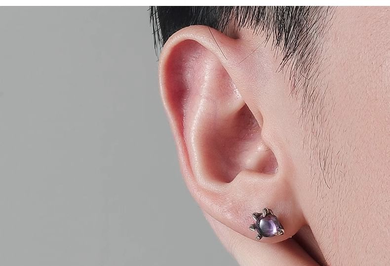 Claw Stud Earring S925 Sterling Silver Set