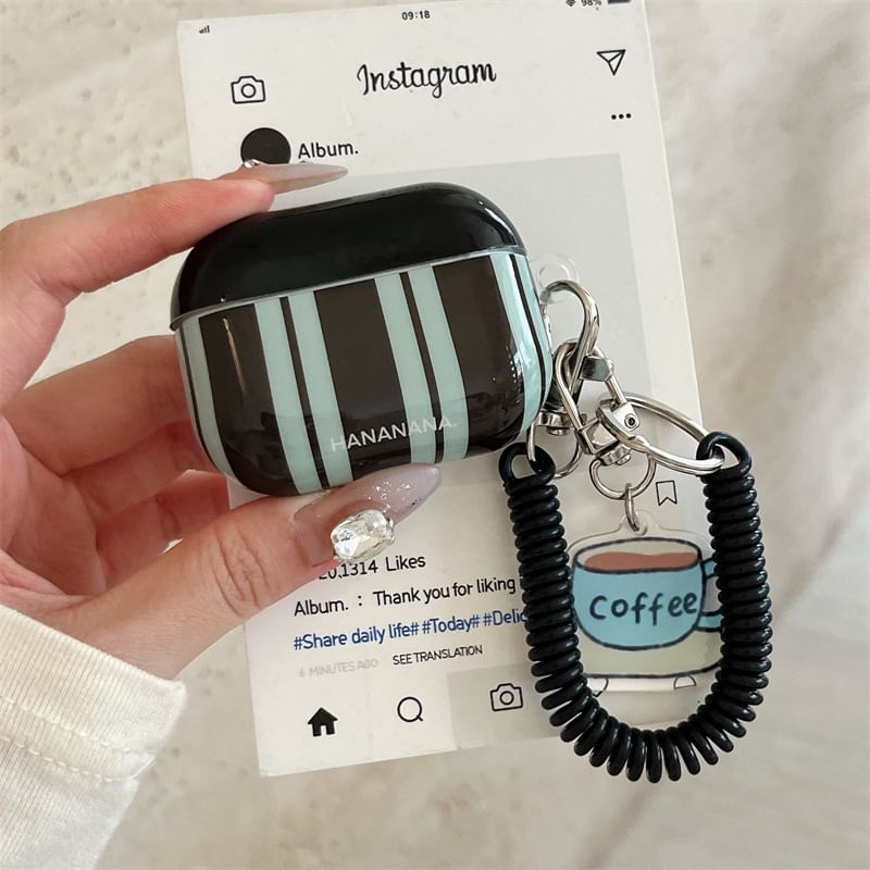 Striped AirPods / Pro Earphone Case Skin