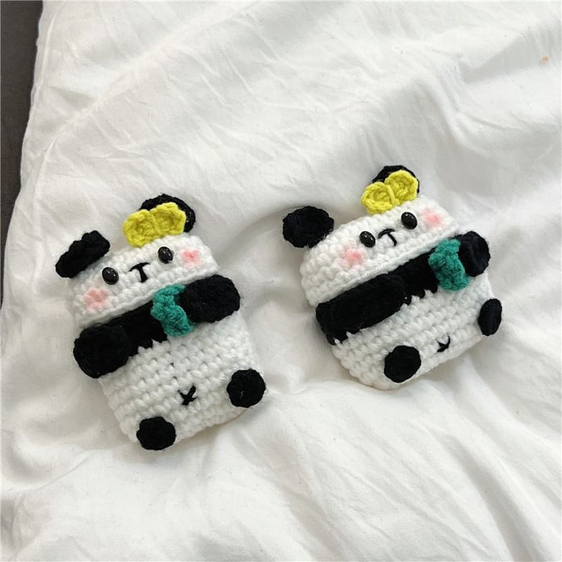 Panda Knit AirPods / Pro Earphone Case Skin